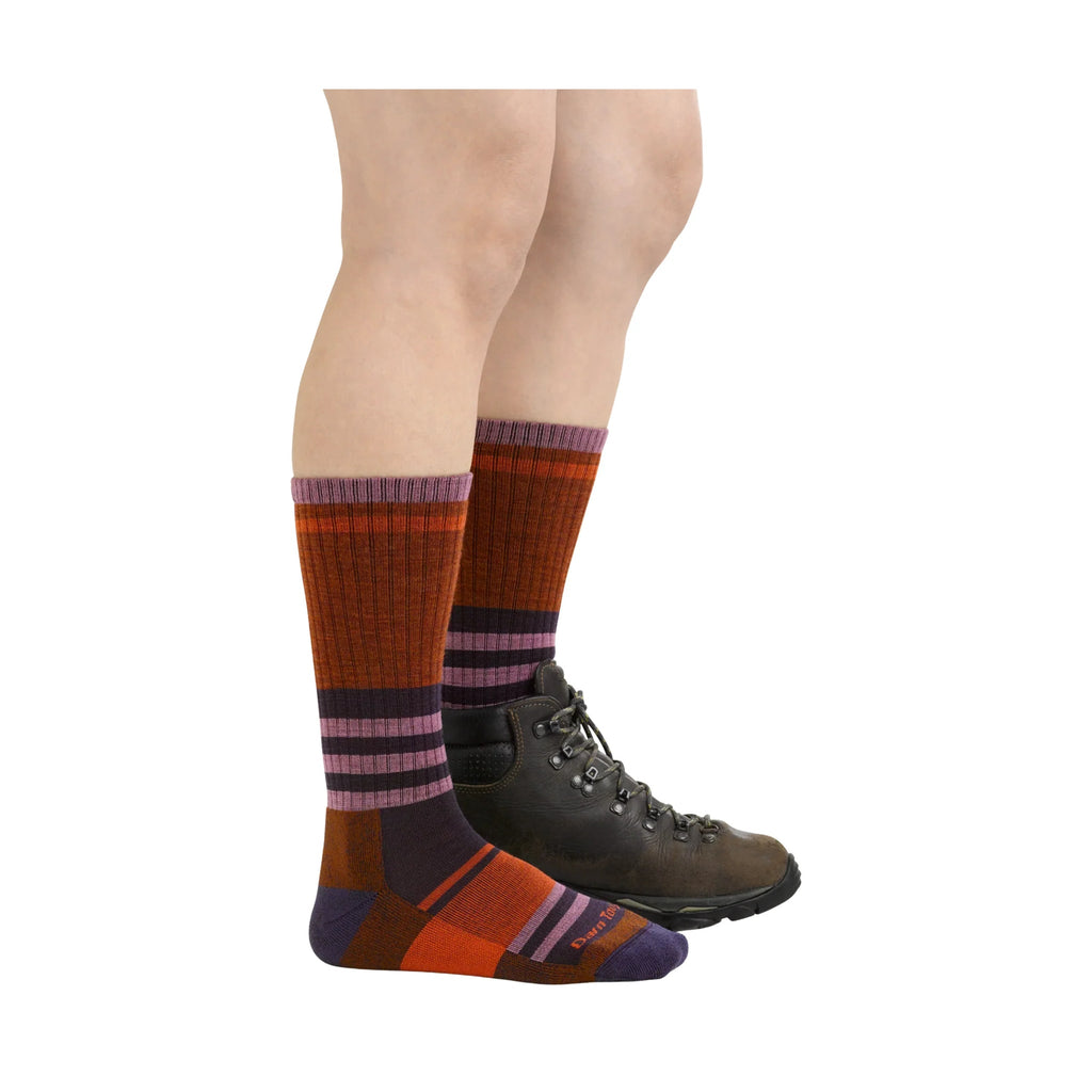 Darn Tough Vermont Women's Her Spur Boot Lightweight Hiking Sock - Chestnut - Lenny's Shoe & Apparel