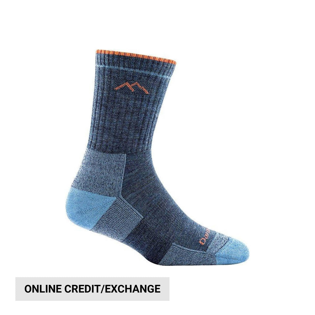 Darn Tough Vermont Women's Hiker Micro Crew Cushion - Denim - Lenny's Shoe & Apparel