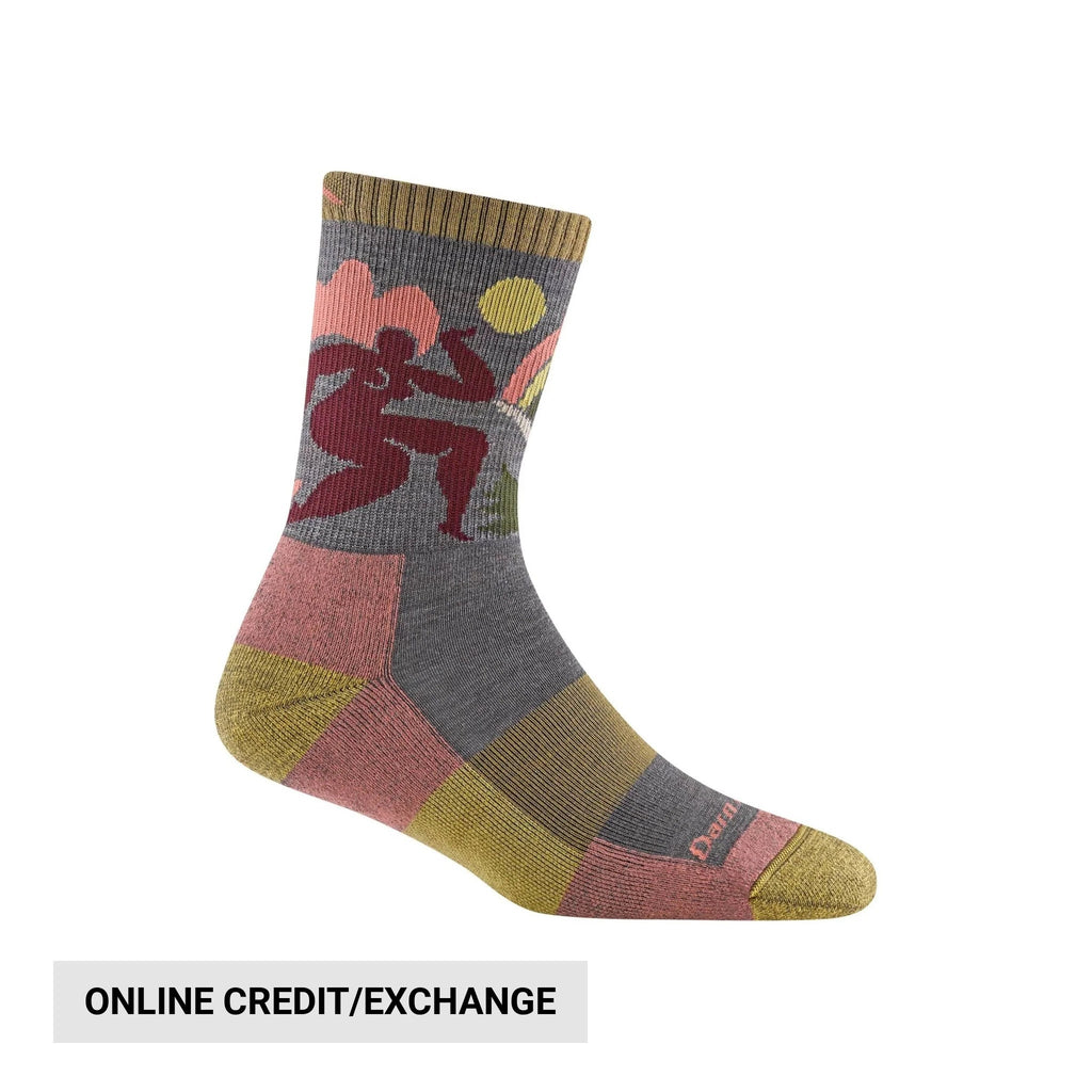 Darn Tough Vermont Women's Trailblazer Micro Crew Lightweight Hiking Sock - Taupe - Lenny's Shoe & Apparel