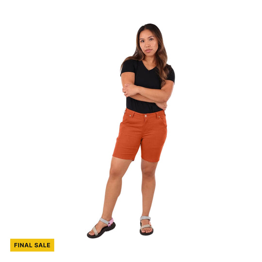 Dovetail Women's Go To Stretch Canvas Short - Paprika - FINAL SALE - Lenny's Shoe & Apparel