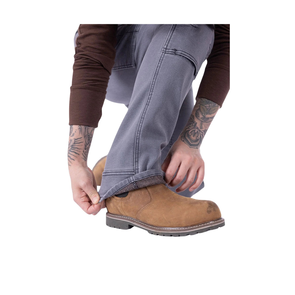 Dovetail Women's Britt Utility Hotswap Thermal Denim Pant - Grey - Lenny's Shoe & Apparel