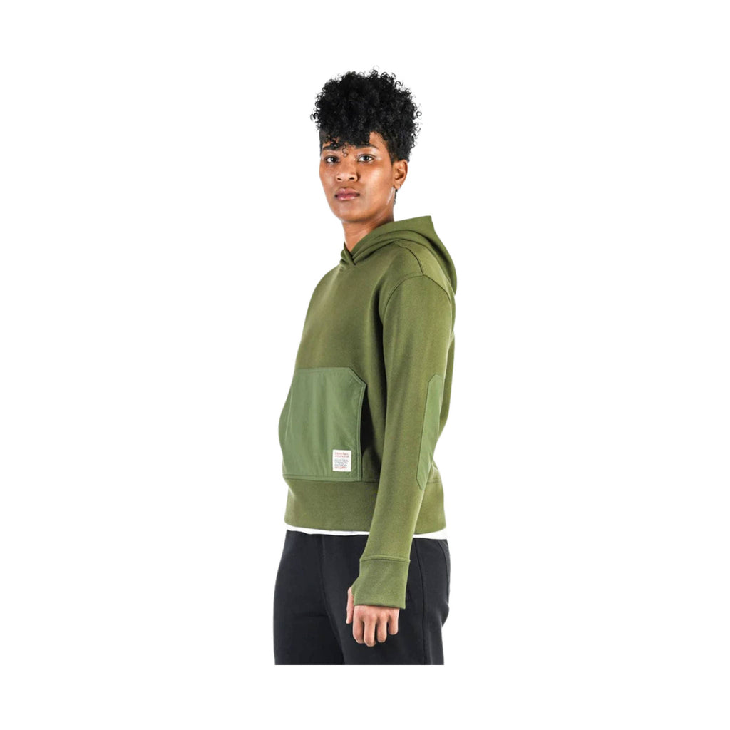 Dovetail Women's Flagger Fleece Hoodie - Moss Green - Lenny's Shoe & Apparel