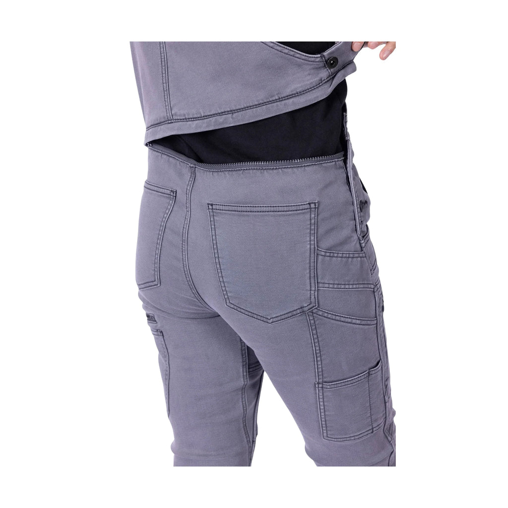 Dovetail Women's Freshly Hotswap Thermal Denim Overalls - Grey - Lenny's Shoe & Apparel