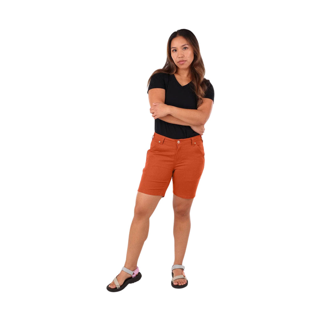 Dovetail Women's Go To Stretch Canvas Short - Paprika - Lenny's Shoe & Apparel