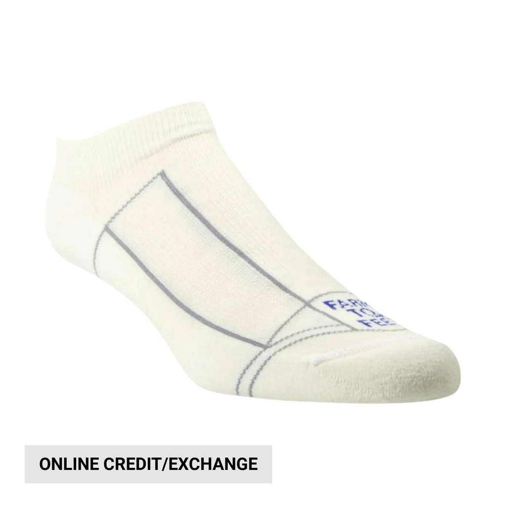 Farm To Feet Men's Greensboro Low Socks - Natural - Lenny's Shoe & Apparel