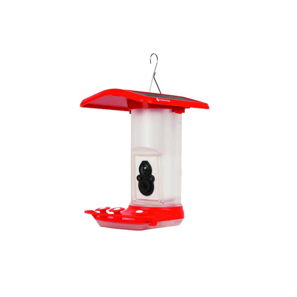 FeatherSnap Smart Hummingbird Feeder - Red - Lenny's Shoe & Apparel