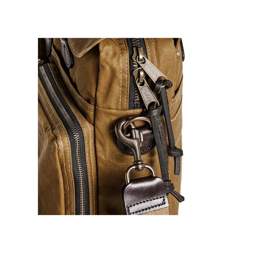 Filson 24 Hour Tin Briefcase - Dark Tan - Lenny's Shoe & Apparel