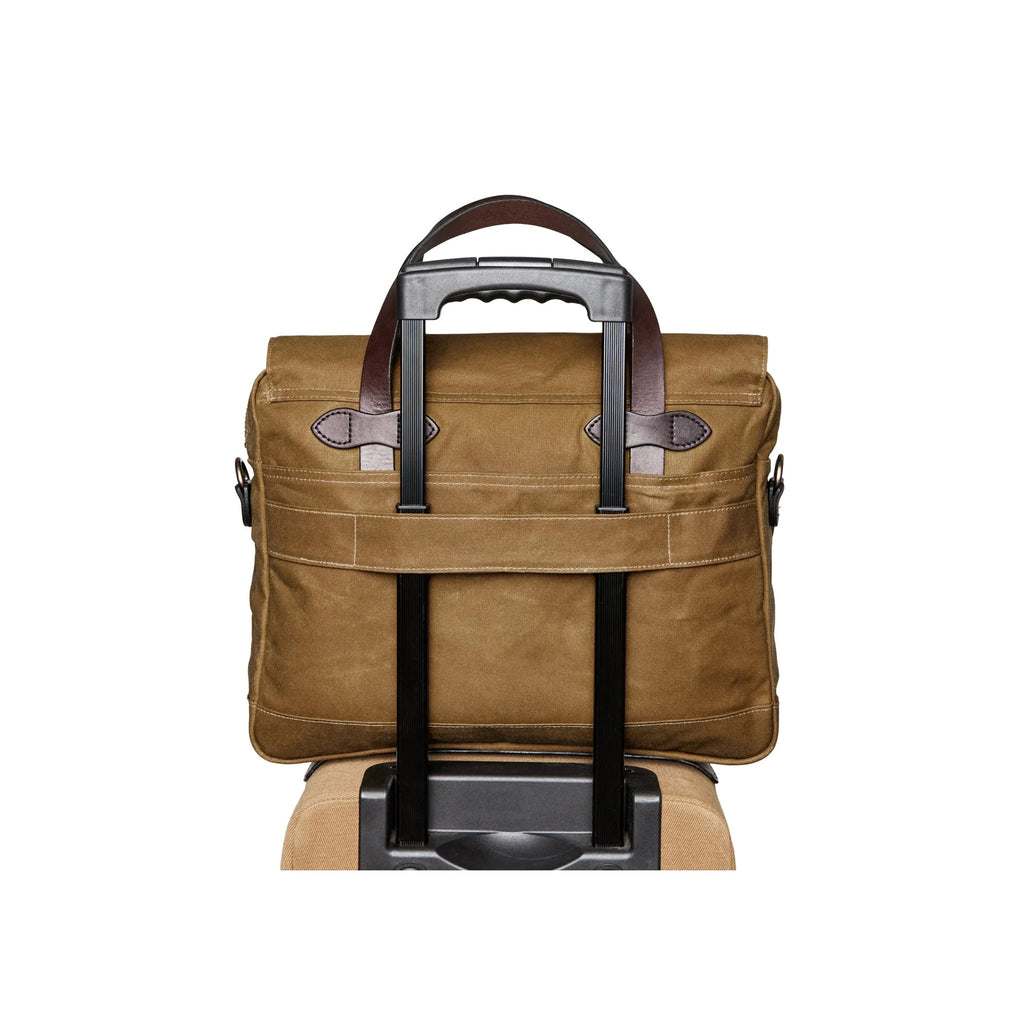 Filson 24 Hour Tin Briefcase - Dark Tan - Lenny's Shoe & Apparel