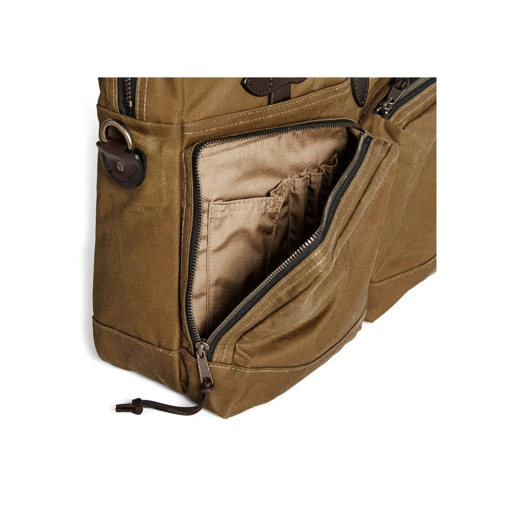 Filson 24 Hour Tin Briefcase - Dark Tan - Lenny's Shoe & Apparel