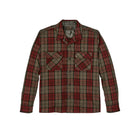 Filson Men's Buckner Wool Camp Shirt - Olive/Red Multi Plaid - Lenny's Shoe & Apparel
