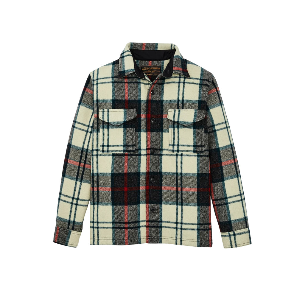 Filson Men's Macinaw Wool Jac - Shirt - Cream/Multi Plaid - Lenny's Shoe & Apparel