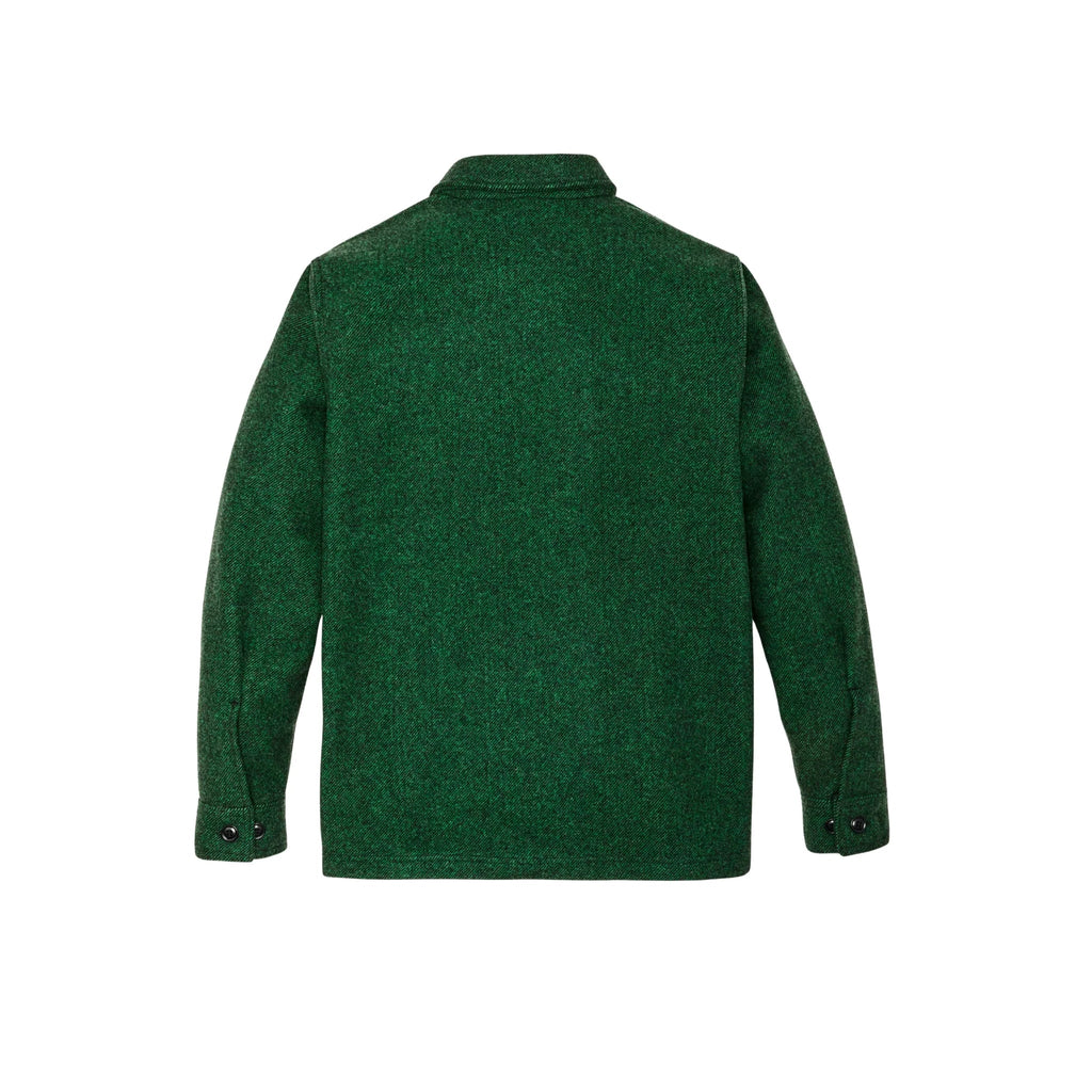 Filson Men's Macinaw Wool Jac - Shirt - Kelly Green/Black Twill - Lenny's Shoe & Apparel