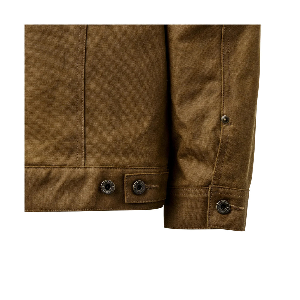Filson Men's Short Lined Cruiser Jacket - Dark Tan - Lenny's Shoe & Apparel