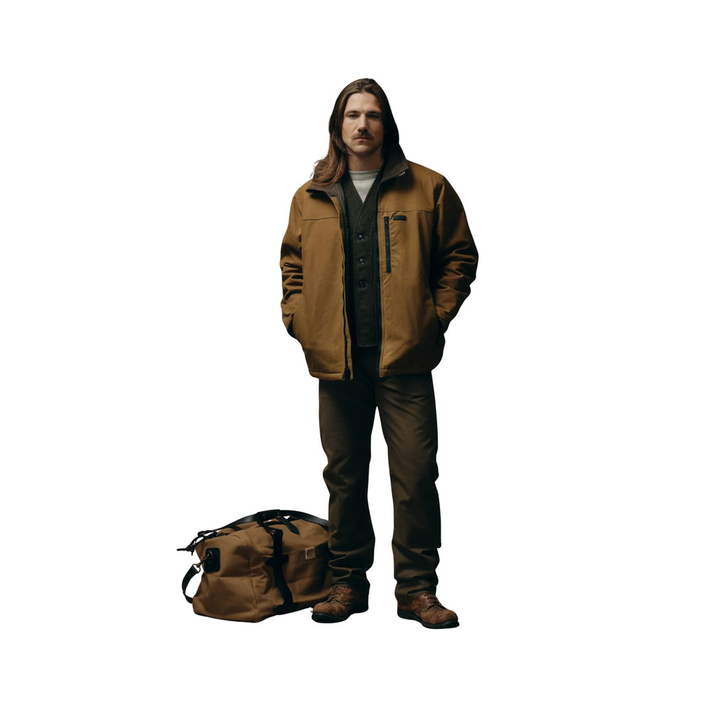 Filson Men's Tin Cloth Primaloft Jacket - Dark Tan - Lenny's Shoe & Apparel