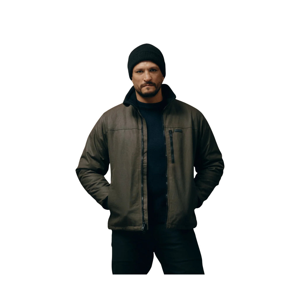 Filson Men's Tin Cloth Primaloft Jacket - Otter Green - Lenny's Shoe & Apparel