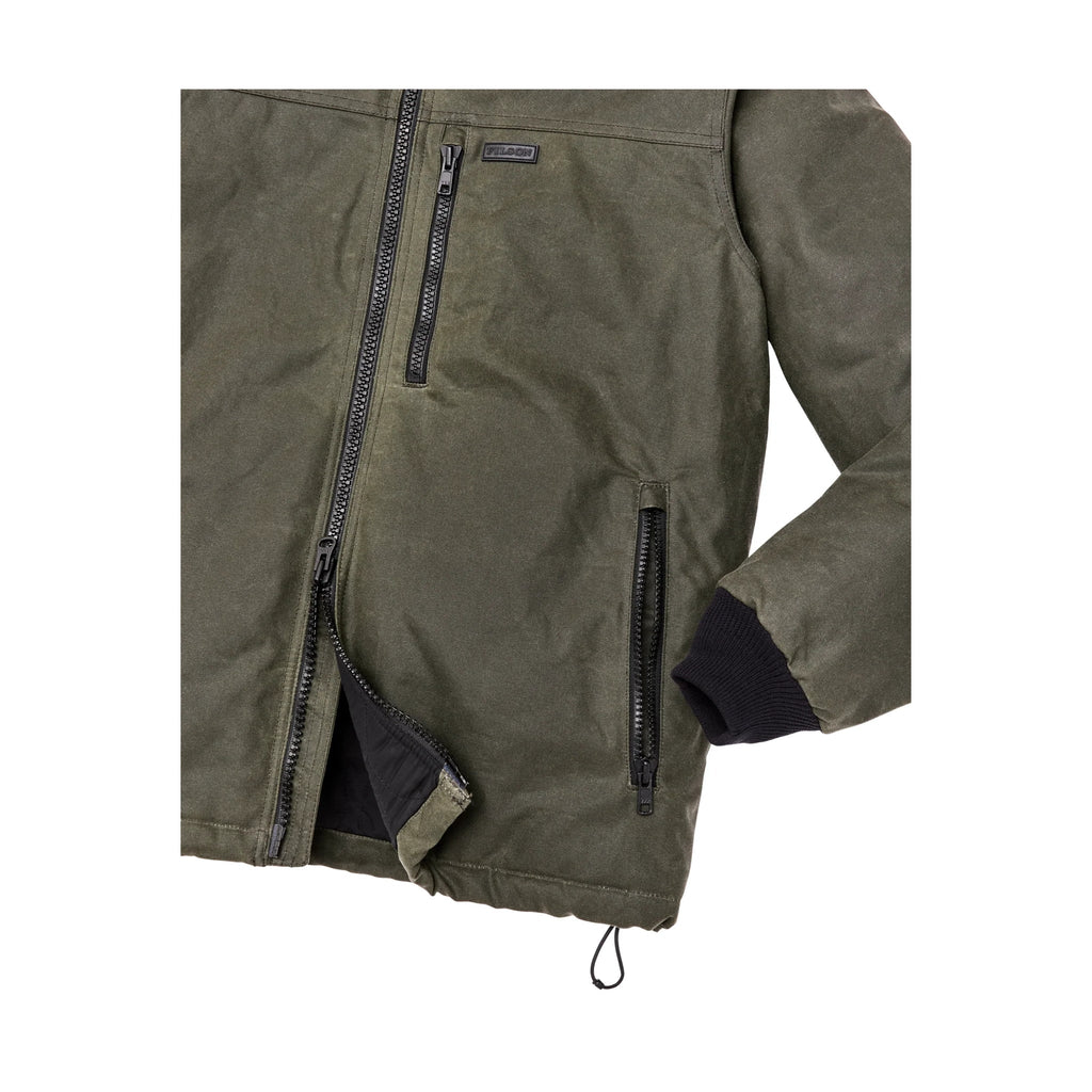 Filson Men's Tin Cloth Primaloft Jacket - Otter Green - Lenny's Shoe & Apparel