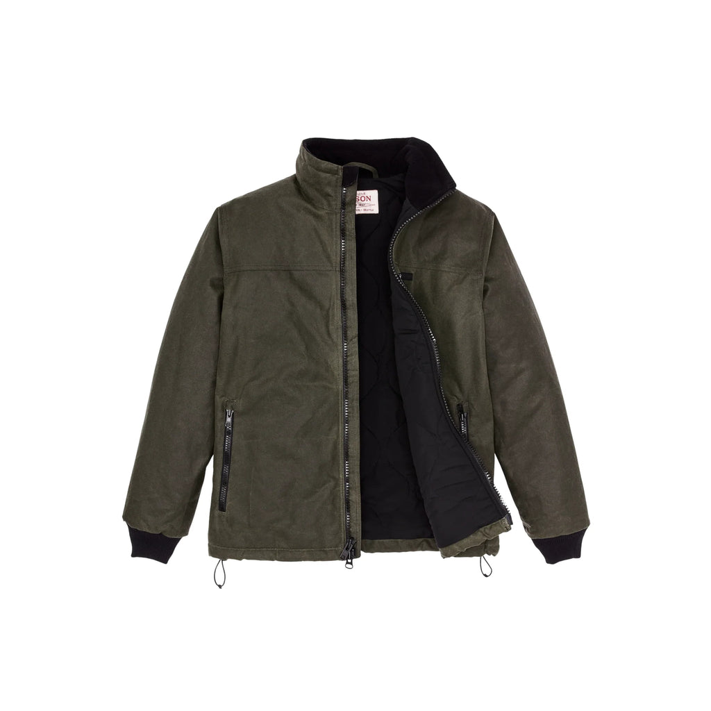 Filson Men's Tin Cloth Primaloft Jacket - Otter Green - Lenny's Shoe & Apparel