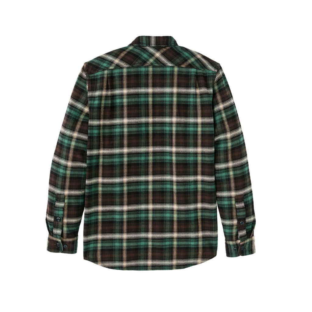 Filson Men's Vintage Flannel Work Shirt - Brown/ Cream/ Multi Plaid - Lenny's Shoe & Apparel