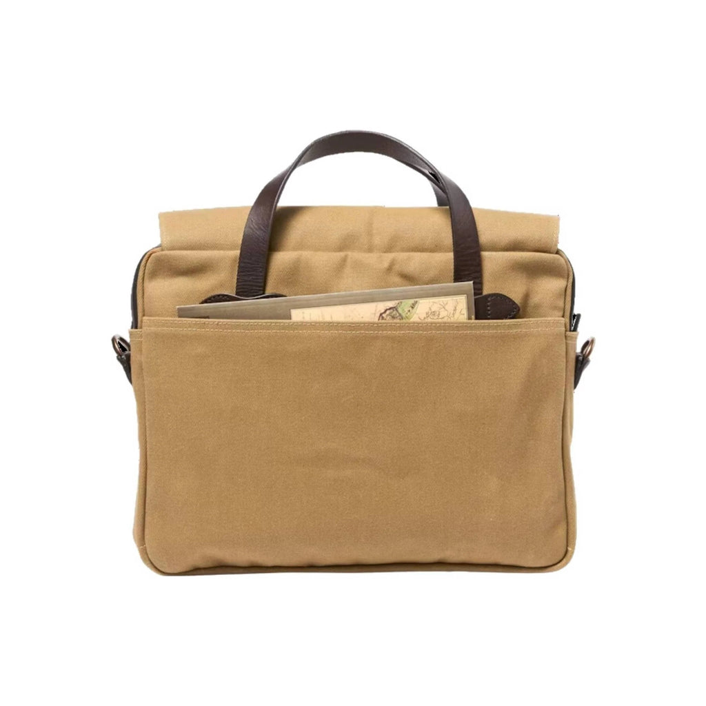 Filson Rugged Twill Original Briefcase - Tan - Lenny's Shoe & Apparel