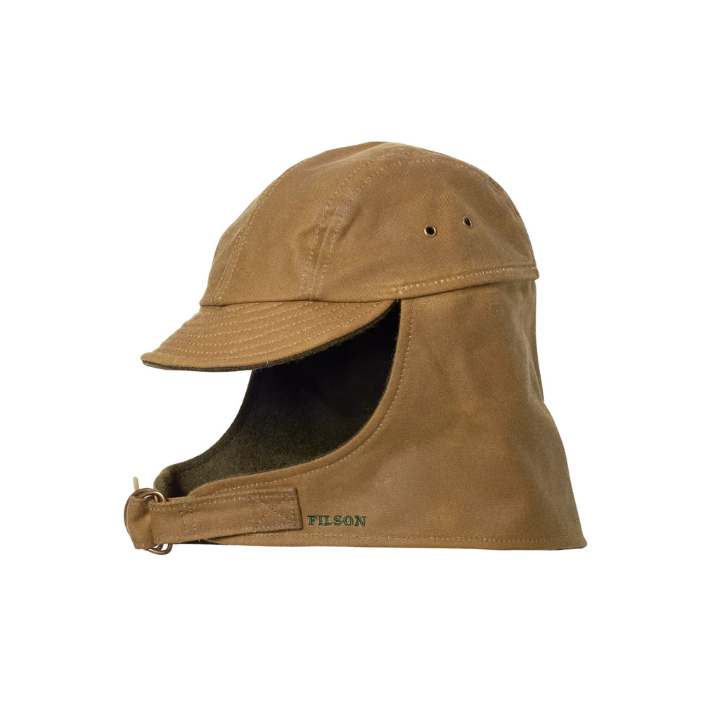Filson Tin Cloth Wildfowl Hat - Dark Tan - Lenny's Shoe & Apparel