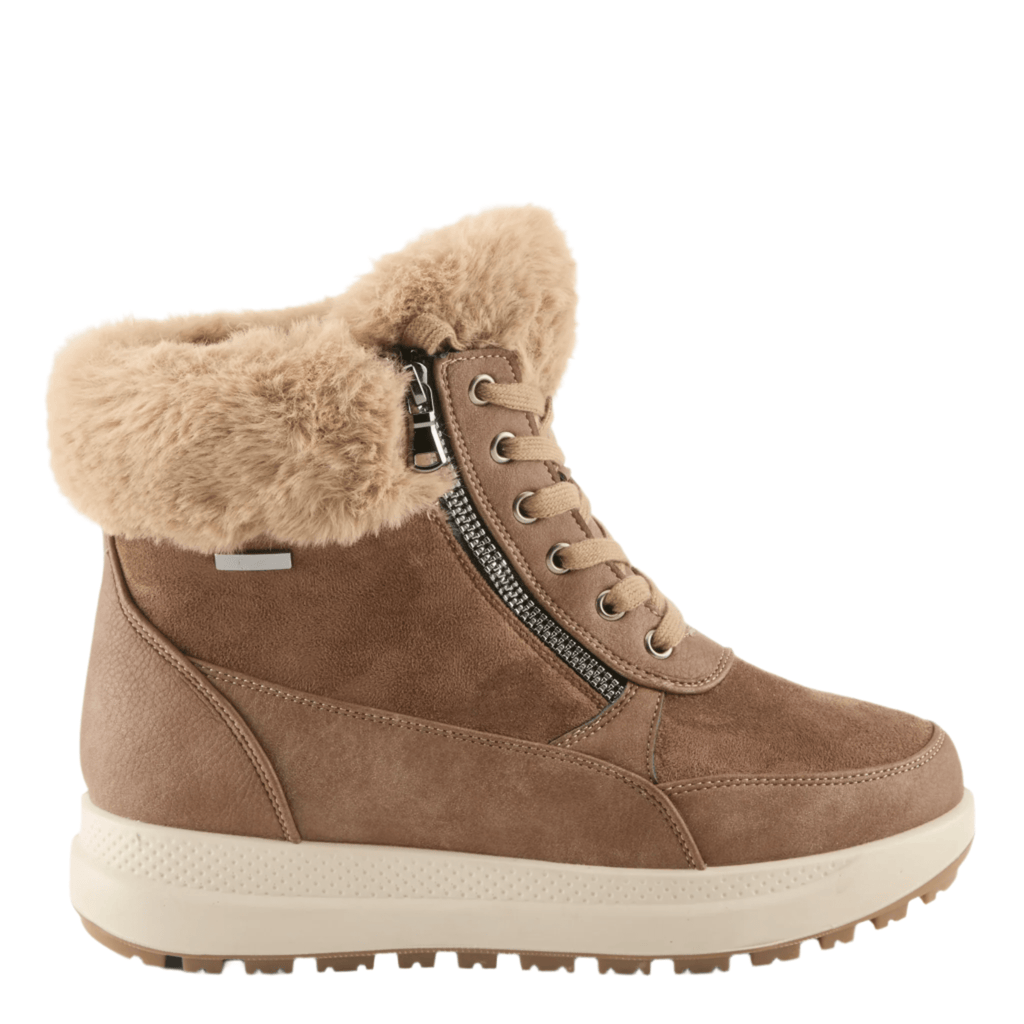 Flexus Women's Burrell Waterproof Winter Boots - Light Brown - Lenny's Shoe & Apparel