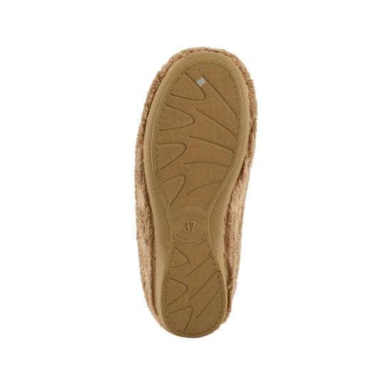 Tan slipper sole with textured rubber tread and size 37 marking