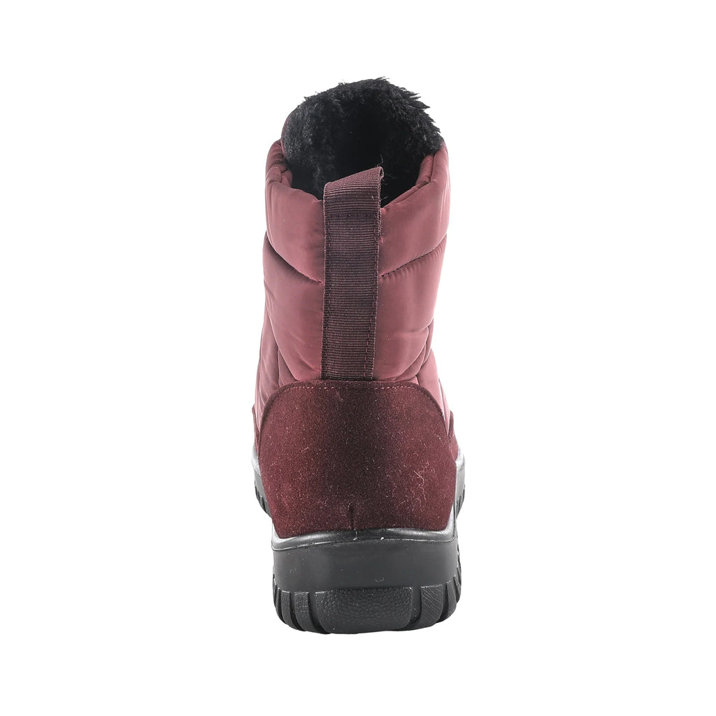 Flexus Women's Lakeeffect Mid Calf Waterproof Winter Boots - Burgundy - Lenny's Shoe & Apparel