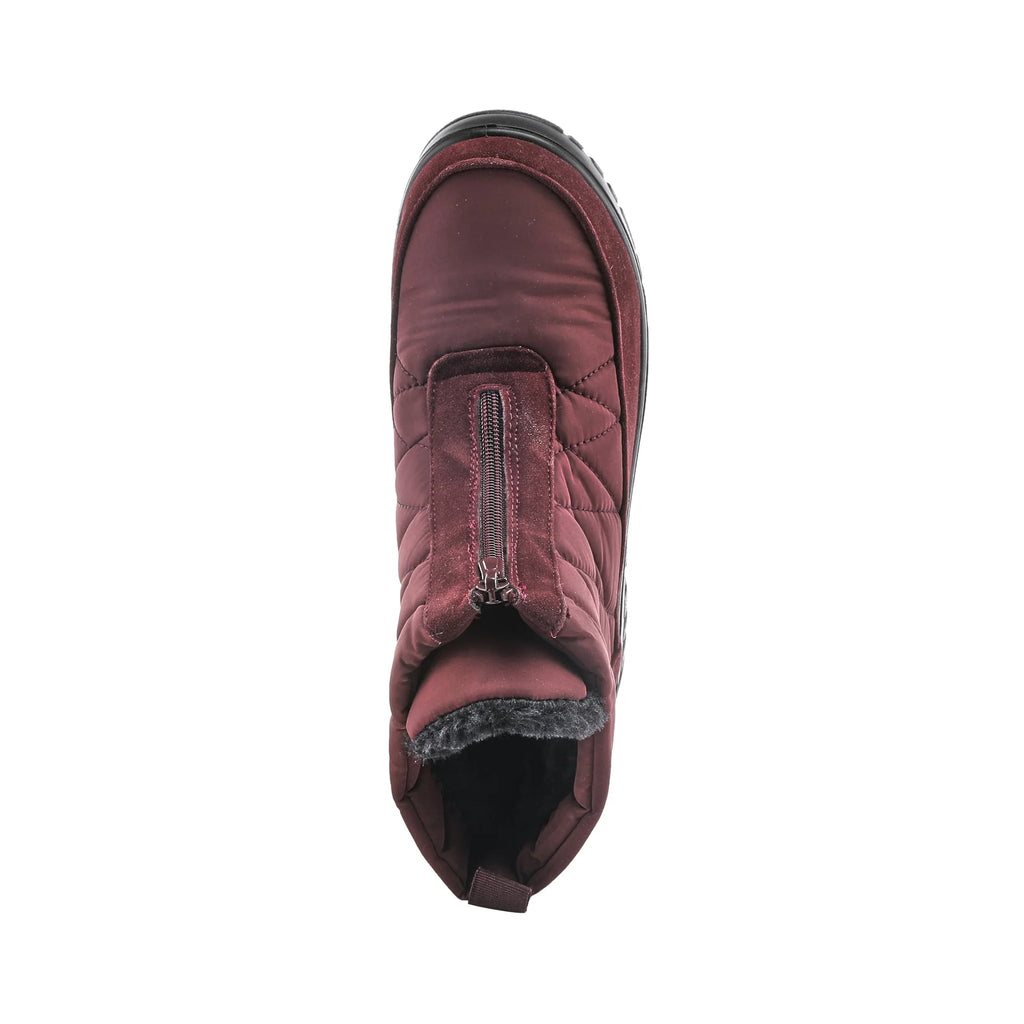 Flexus Women's Lakeeffect Mid Calf Waterproof Winter Boots - Burgundy - Lenny's Shoe & Apparel