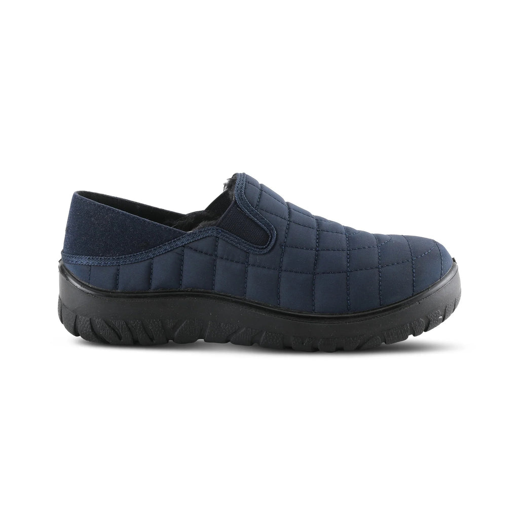 Flexus Women's Mella Slip On Winter Shoes - Navy - Lenny's Shoe & Apparel
