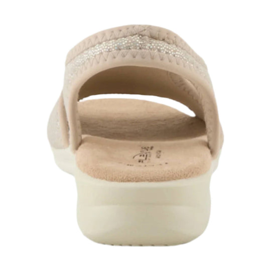 Flexus Women's Nyaman Pindott Sandal - Gold - Lenny's Shoe & Apparel