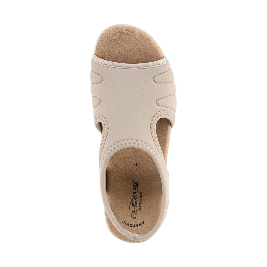 Flexus Women's Nyaman Sandal - Beige - Lenny's Shoe & Apparel