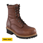 Florsheim Men's Composite Toe Waterproof Logger - Brown - Lenny's Shoe & Apparel