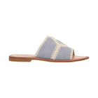 Frye Women's Ava Crochet Slide - Steel Blue - Lenny's Shoe & Apparel