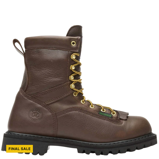 Georgia Boot Men's Lace To Toe Waterproof Work Boots - Brown - FINAL SALE - Lenny's Shoe & Apparel