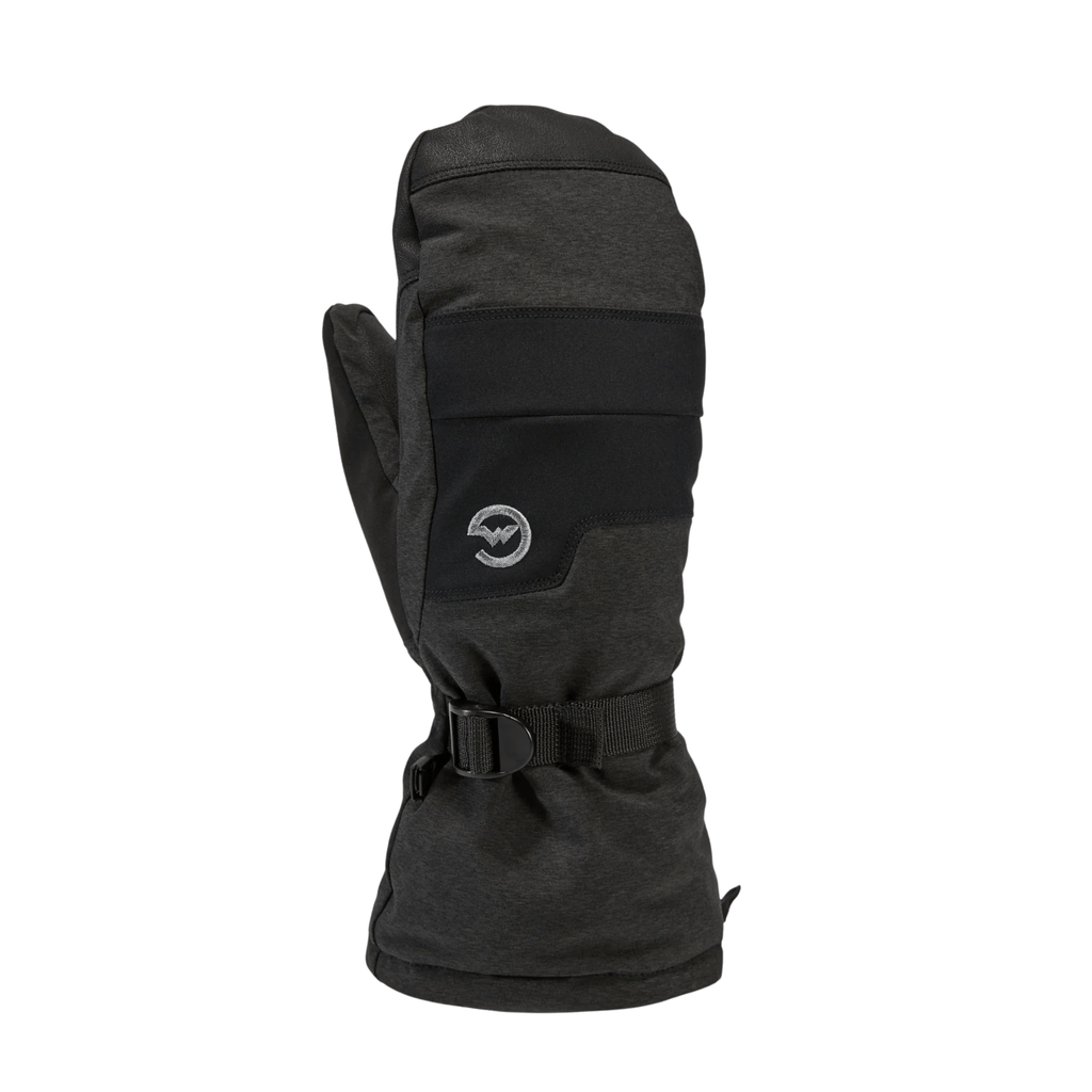 Gordini Men's AquaBloc Down Gauntlet Mittens - Black - Lenny's Shoe & Apparel
