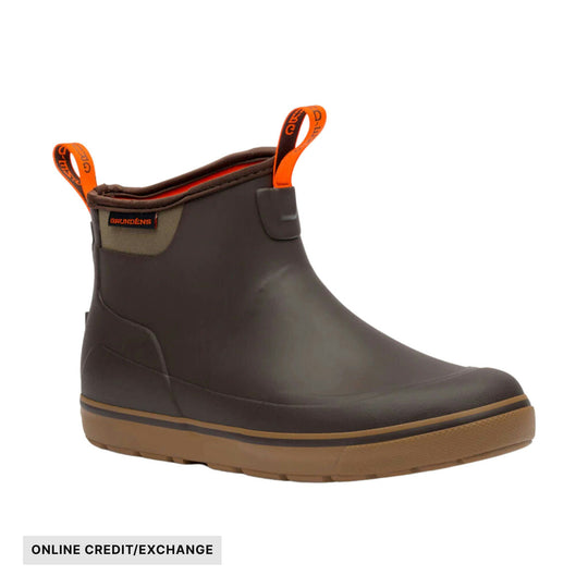 Grundens Men's Deck Boss Ankle Boot - Dark Brown - ONLINE CREDIT/EXCHANGE - Lenny's Shoe & Apparel