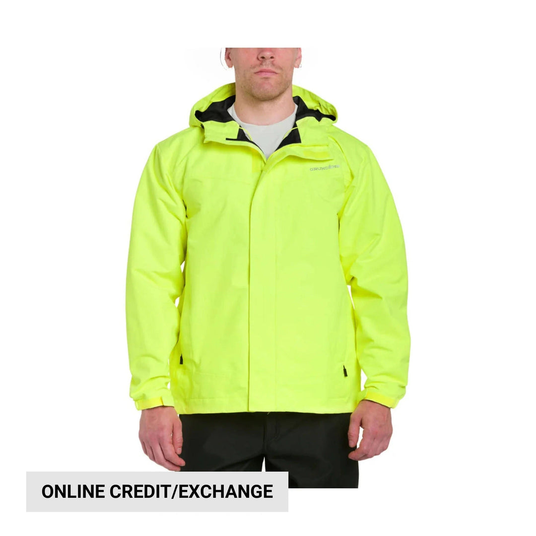 Grundens Men's Full Share Jacket - Hi - Vis Yellow - Lenny's Shoe & Apparel