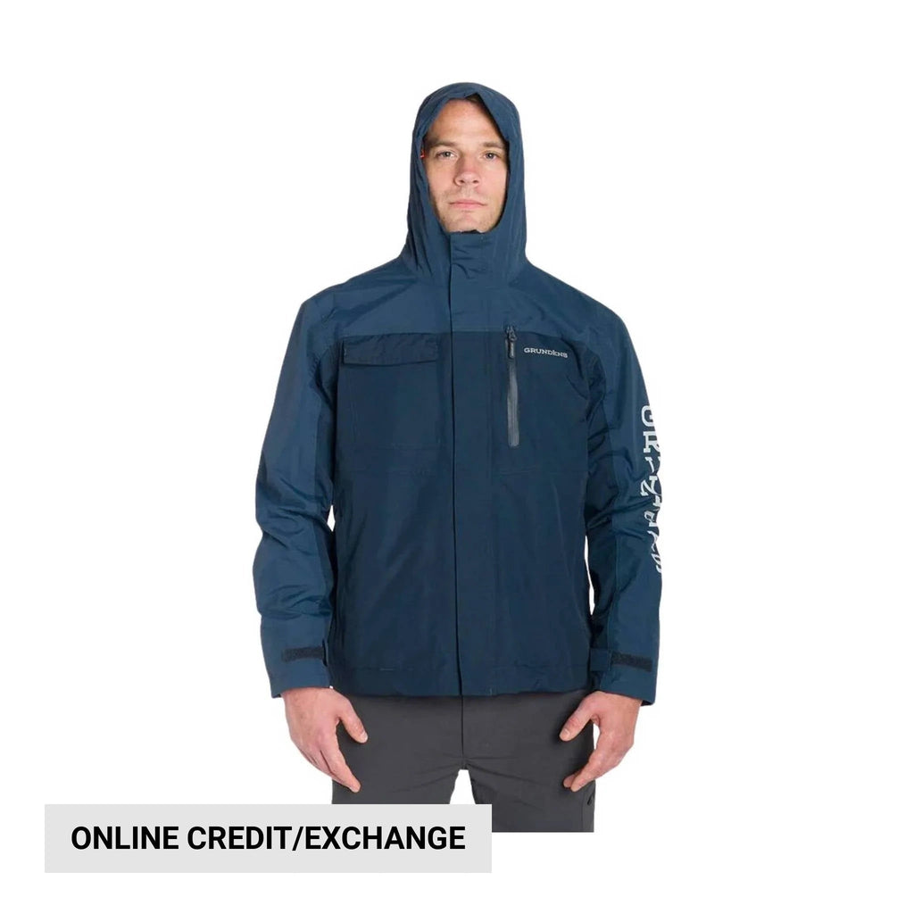 Grundens Men's Transmit Jacket - Stormy Blue - Lenny's Shoe & Apparel