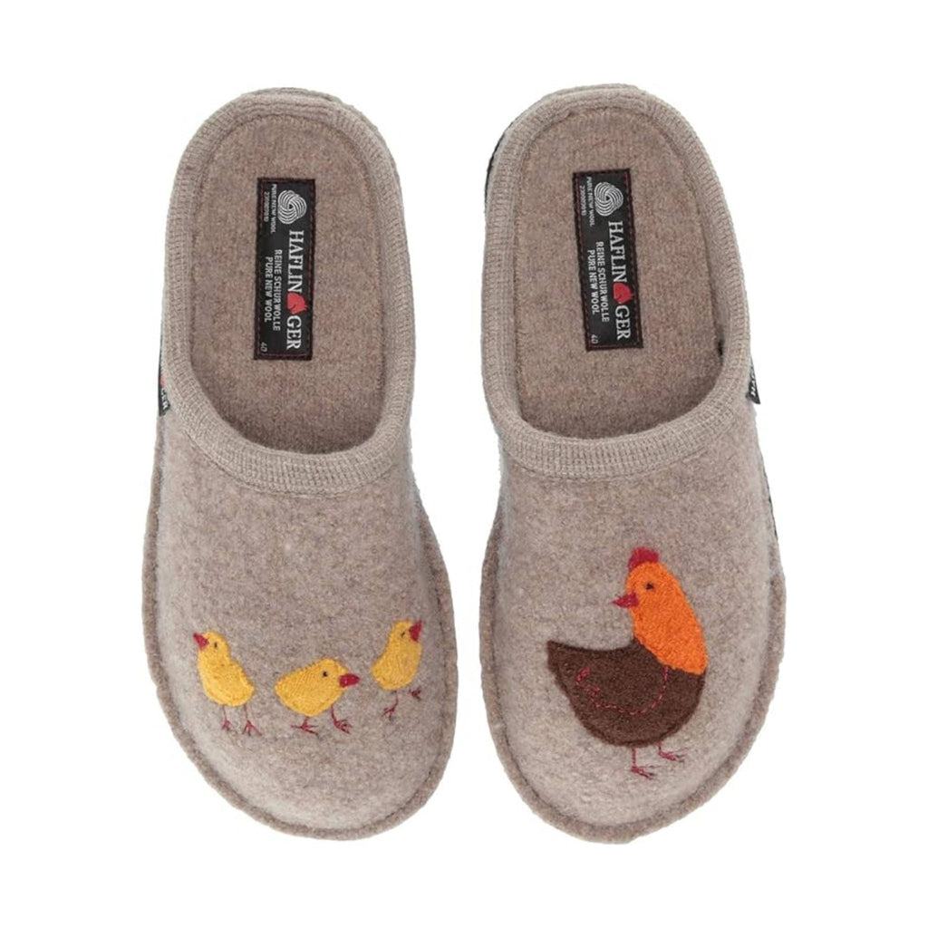 Haflinger Gallina Slippers - Natural - Lenny's Shoe & Apparel