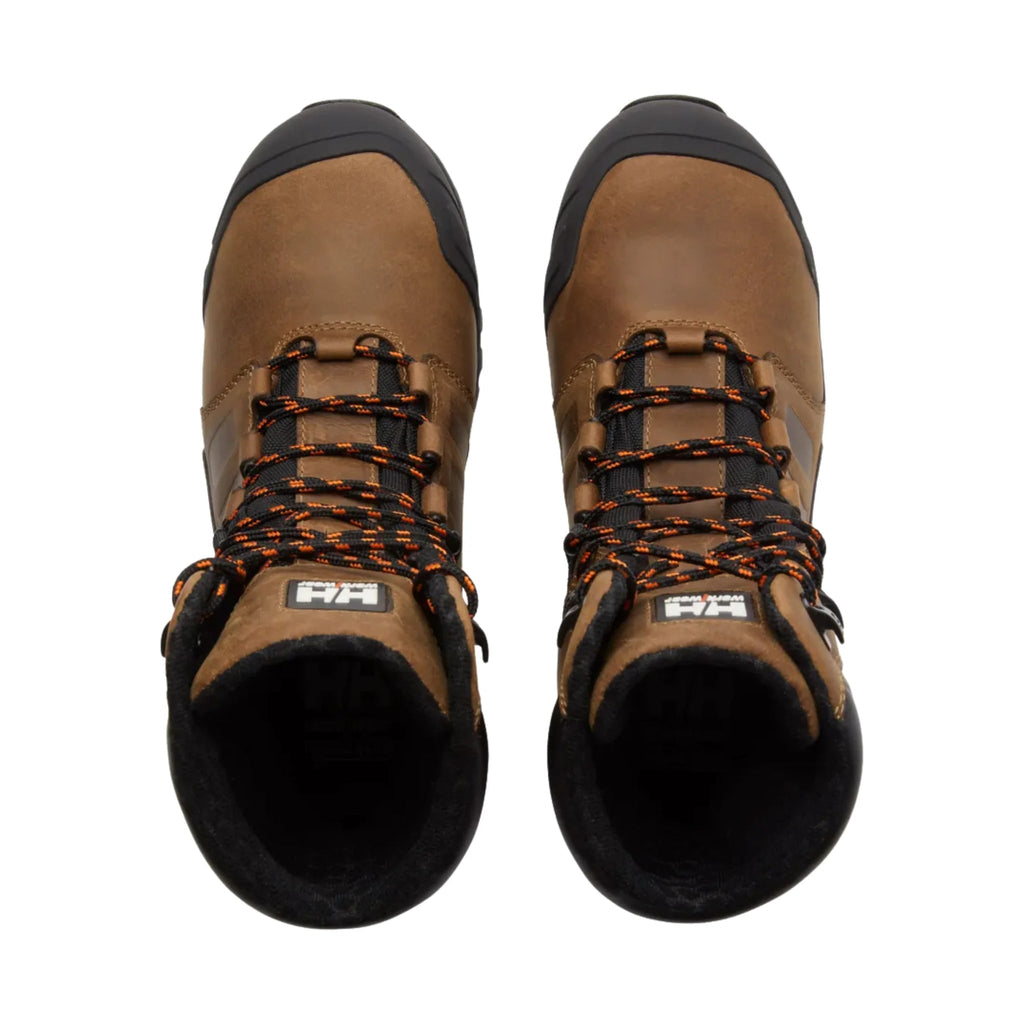 Helly Hansen Men's BiFrost Waterproof Tall Winter Composite Toe Work Boots - Dark Brown - Lenny's Shoe & Apparel