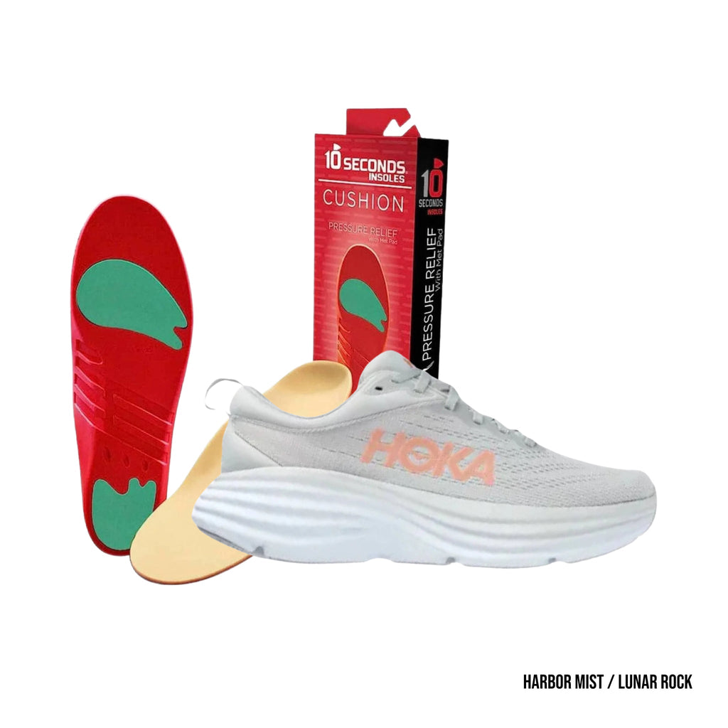 HOKA Bondi 8 with Pressure Relief Insole Duo - Lenny's Shoe & Apparel