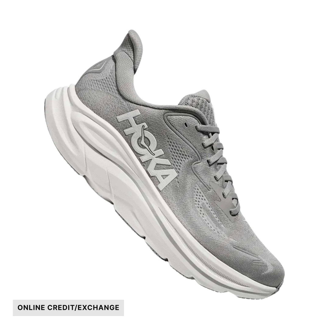 HOKA Men's Clifton 10 Running Shoes - Stellar Grey/Stardust - ONLINE CREDIT/EXCHANGE - Lenny's Shoe & Apparel