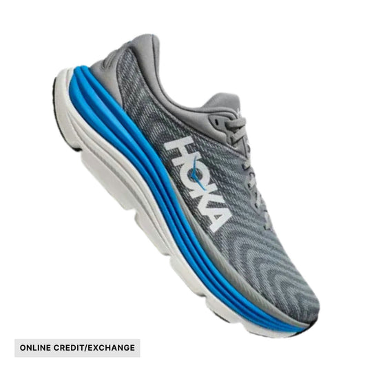 HOKA Men's Gaviota 5 - Limestone/Diva Blue - ONLINE CREDIT/EXCHANGE - Lenny's Shoe & Apparel