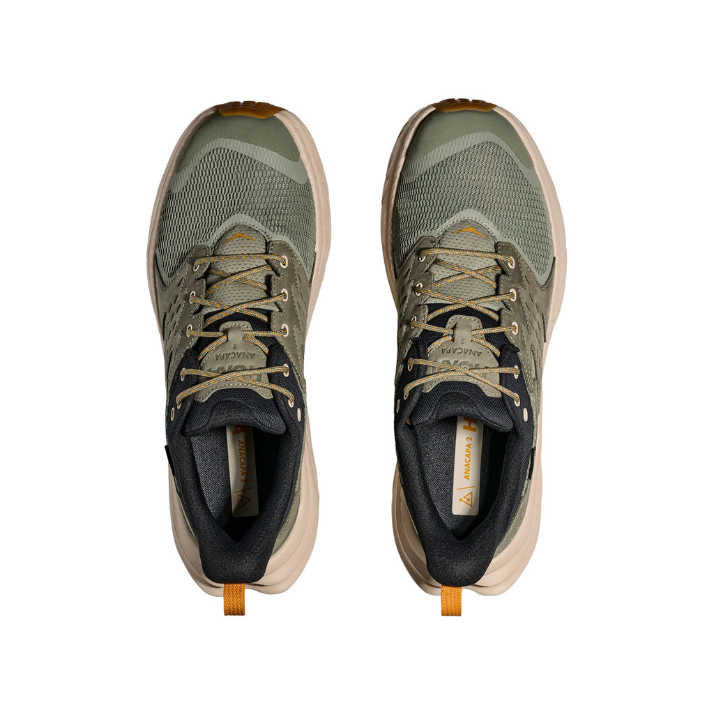 HOKA Men's Anacapa 2 Low GTX Hiking Shoes - Sea Moss/Oatmeal - Lenny's Shoe & Apparel