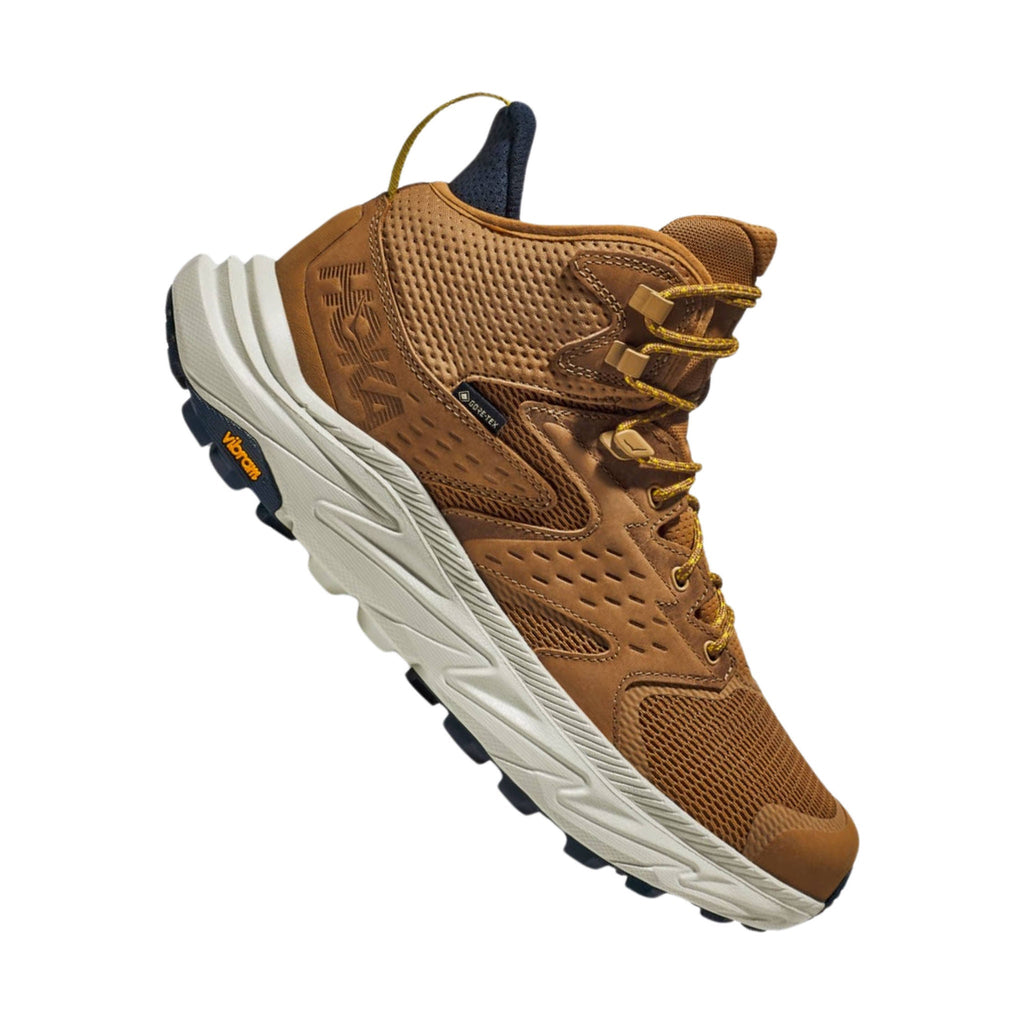 HOKA Men's Anacapa 2 Mid GTX Hiking Shoes - Honey/Celadon Tint - Lenny's Shoe & Apparel