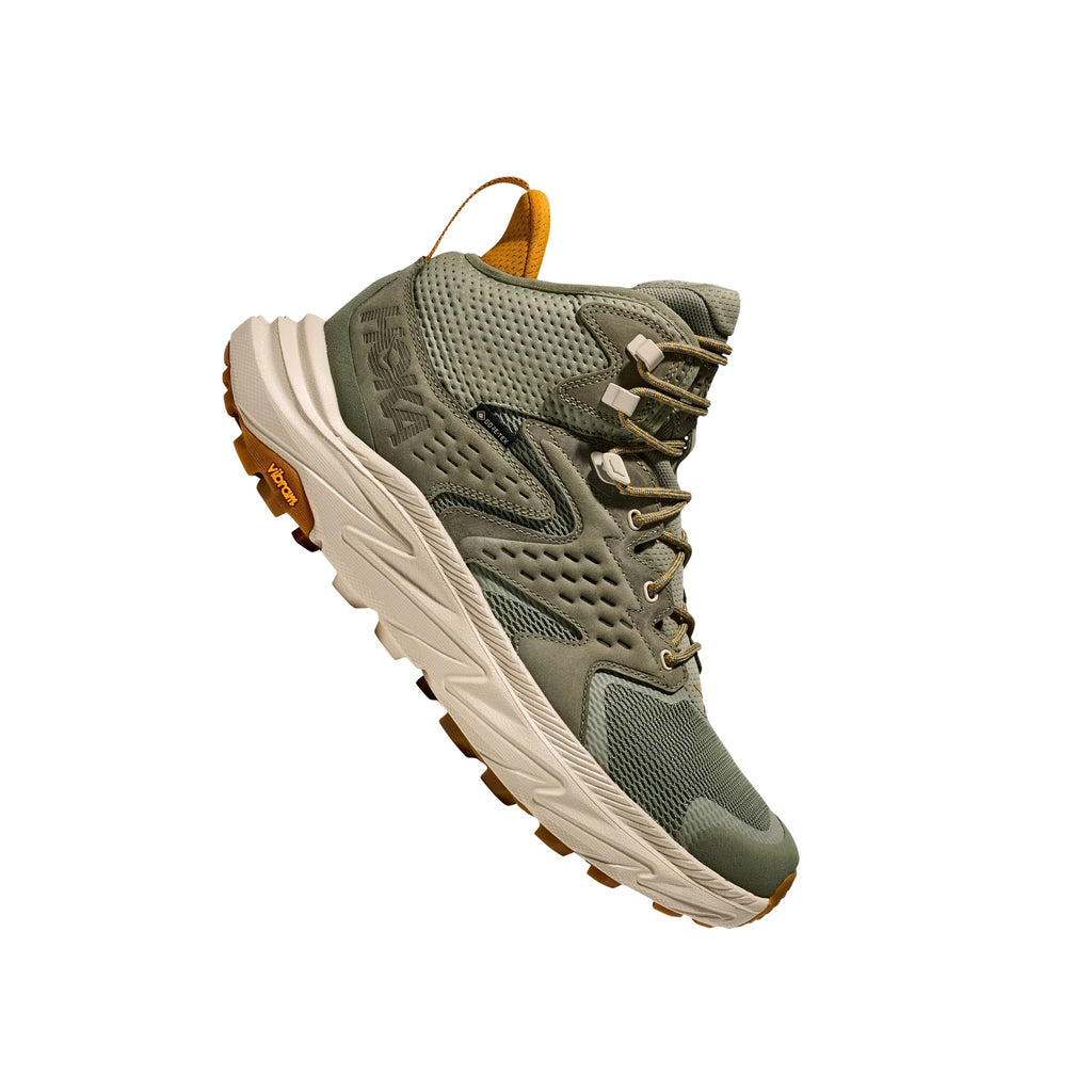 HOKA Men's Anacapa 2 Mid GTX Hiking Shoes - Sea Moss/Oatmilk - Lenny's Shoe & Apparel