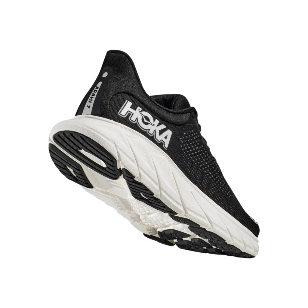 HOKA Men's Arahi 7 - Black/White - Lenny's Shoe & Apparel