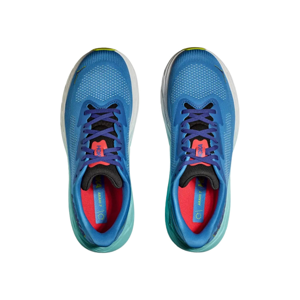 HOKA Men's Arahi 7 - Virtual Blue/Cerise - Lenny's Shoe & Apparel