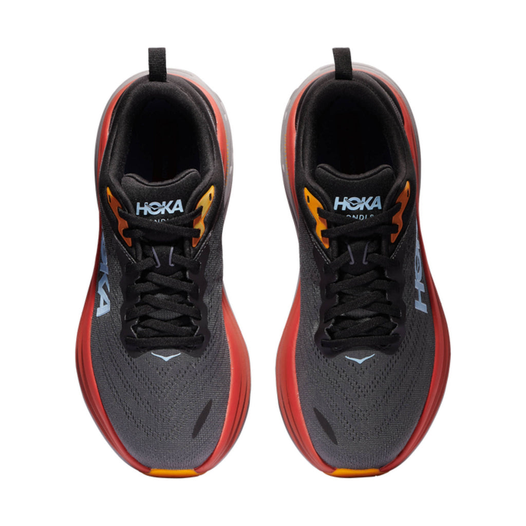 HOKA Men's Bondi 8 - Anthracite/Castlerock - Lenny's Shoe & Apparel