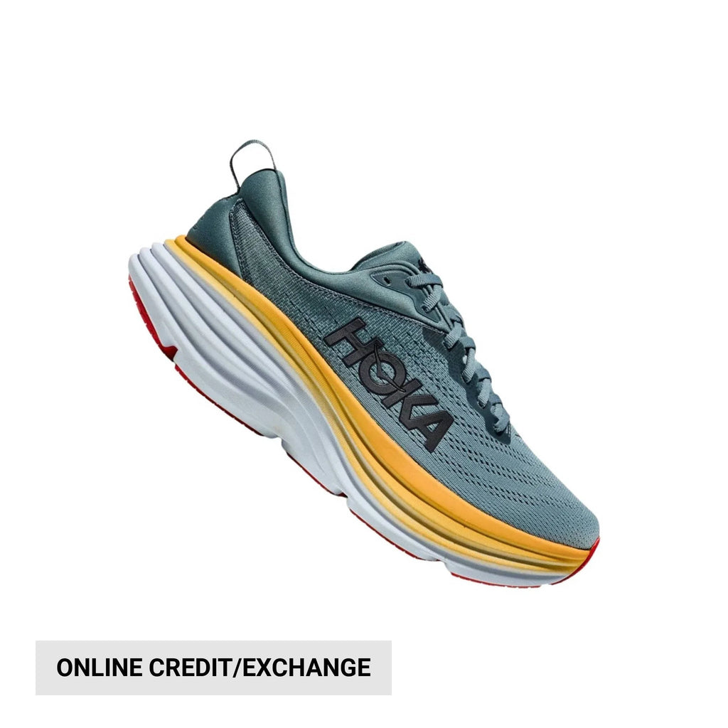 HOKA Men's Bondi 8 - Goblin Blue/Mountain Spring - Lenny's Shoe & Apparel